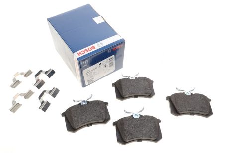 Комплект тормозных колодок, дисковый тормоз RENAULT WIND, PEUGEOT 405, BOSCH (0986494597)