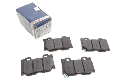 Комплект гальмівних колодок, дискове гальмо NISSAN 370, INFINITI Q60, BOSCH (0986494863)