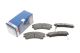 Комплект тормозных колодок, дисковый тормоз FORD AUSTRALIA, EUNOS 500, BOSCH (0986495265)