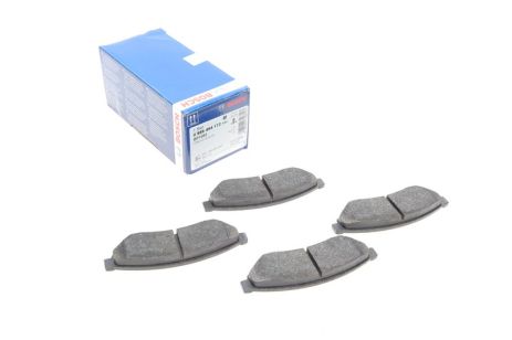 Комплект тормозных колодок, дисковый тормоз CHEVROLET EPICA, DAEWOO EVANDA, BOSCH (0986494172)