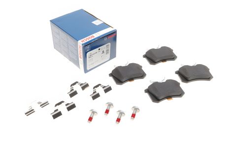 Тормозные колодки, комплект, дисковый тормоз SKODA OCTAVIA, FORD GALAXY, BOSCH (0986494596)