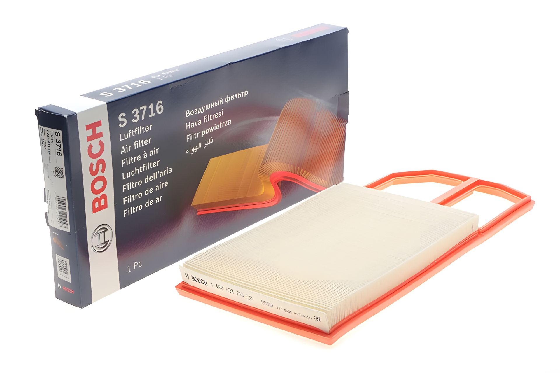 Повітряний фільтр для SKODA OCTAVIA, VW GOLF, BOSCH (1457433716) Повітряний фільтр для SKODA OCTAVIA, VW GOLF, BOSCH (1457433716)