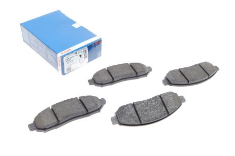 Комплект гальмівних колодок, дискове гальмо NISSAN NP300, BOSCH (0986494151)