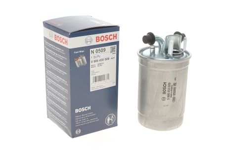 Топливный фильтр для SKODA SUPERB и VW PASSAT, марка BOSCH (0986450509) Топливный фильтр для SKODA SUPERB и VW PASSAT, марка BOSCH (0986450509)