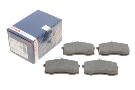 Комплект тормозных колодок, дисковый тормоз ZAZ TAVRIA, LADA SAMARA, BOSCH (0986491700)