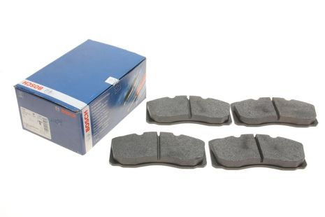 Комплект тормозных колодок, дисковый тормоз IVECO DAILY, BOSCH (0986494257)