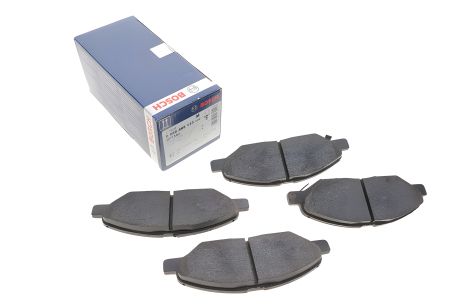 Комплект колодок гальмівних, дискове гальмо NISSAN CUBE, BOSCH (0986495133)