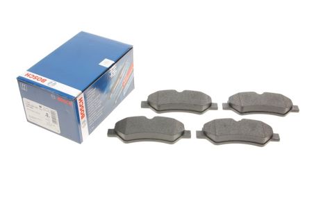 Комплект гальмівних колодок, дискове гальмо MERCEDES-BENZ SPRINTER, VW CRAFTER, BOSCH (0986495100)