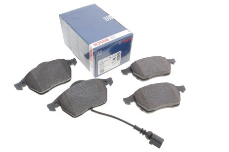 Дисковые тормозные колодки для AUDI TT, SEAT LEON, SKODA, VW передние, от BOSCH (0986494018)