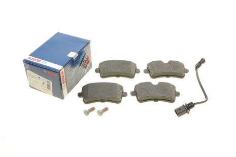 Колодки тормозные дисковые AUDI A6 2.0-3.0 2011-,A8 2.0-6.3 09- задн. BOSCH (0986494488)