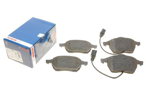 Колодки тормозные дисковые AUDI 100 (44, 44Q, C3, 4A, C4) передн. BOSCH (0986460937)