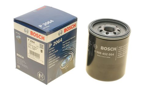 Фільтр оливи MAZDA 626 2.0D 87-97, MITSUBISHI GALANT 2.0TD 96-04 , BOSCH (0986452064)