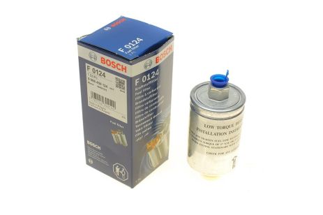 Фільтр паливний ВАЗ 2107, 08, 09, 99, 11, 12, 21 (инж.) , BOSCH (0986450124)