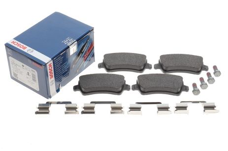 Комплект тормозных колодок, дисковый тормоз LAND ROVER, FORD S-MAX, BOSCH (0986494213)