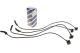 Комплект проводов зажигания для FORD AUSTRALIA, MAZDA 121, BOSCH (0986357257)