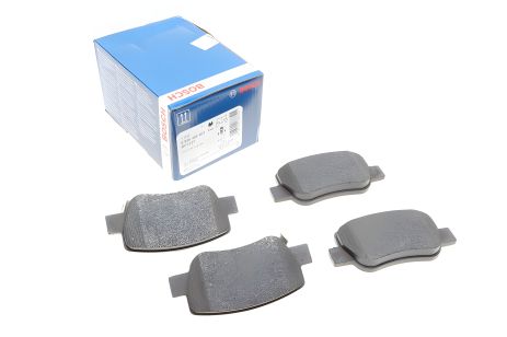 Комплект гальмівних колодок для TOYOTA AVENSIS, дискове гальмо, BOSCH