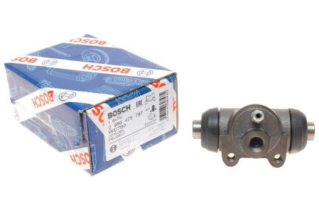 Цилиндр тормозной рабочий PEUGEOT 306, RENAULT SCÉNIC, BOSCH (0986475797)