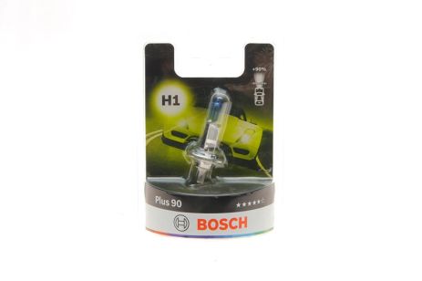 Лампа накаливания H1, 55 W, P14,5s, BOSCH (1987301076)