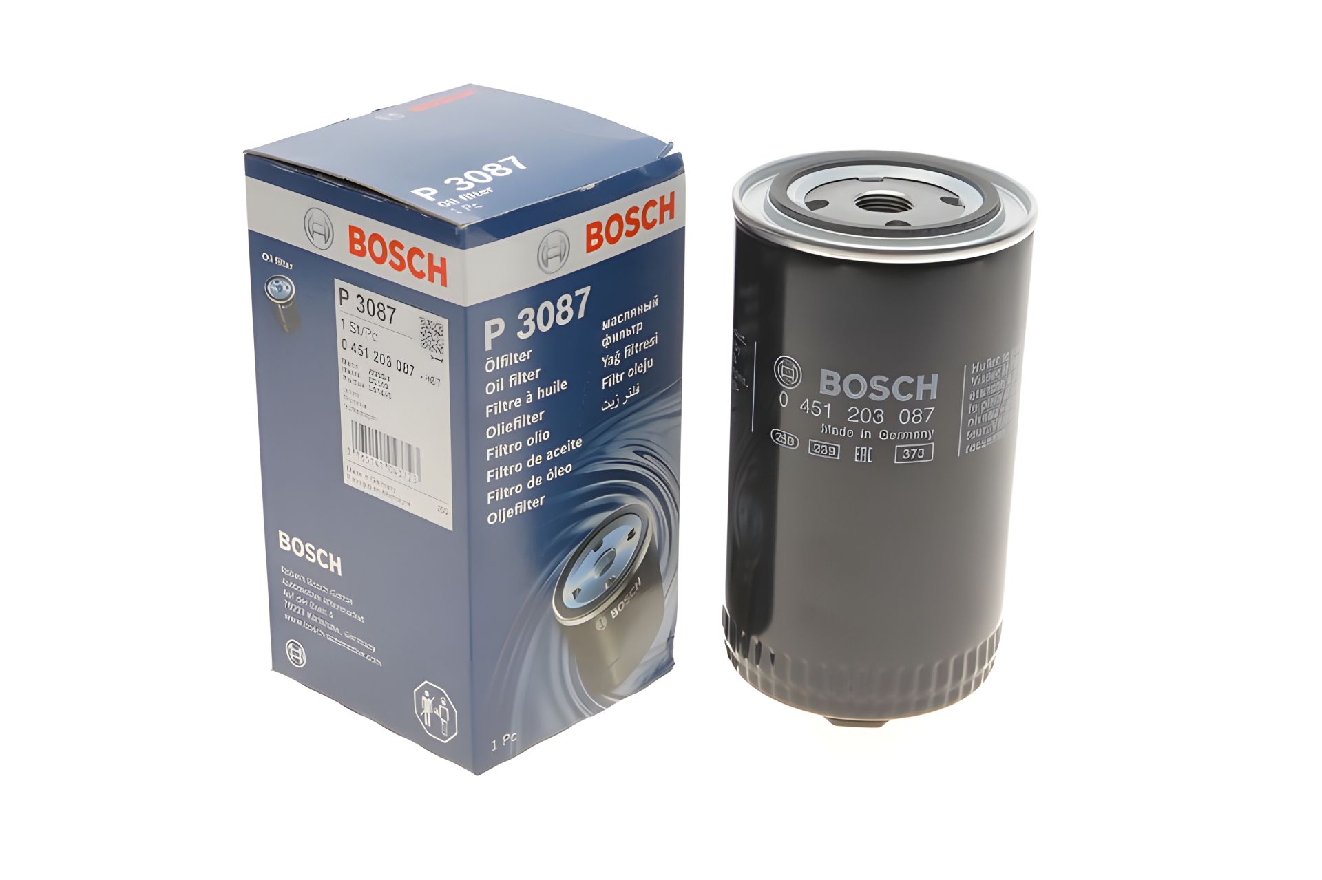 Оливи фільтр VW LT, VOLVO 940, BOSCH (0451203087) Оливи фільтр VW LT, VOLVO 940, BOSCH (0451203087)