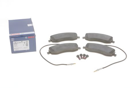 Комплект гальмівних колодок для FIAT ULYSSE/LANCIA PHEDRA/CITROËN C8, BOSCH (0986494385)
