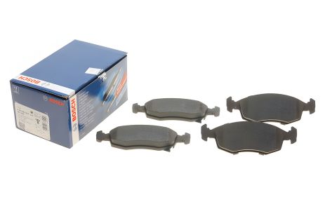 Комплект гальмівних колодок LANCIA YPSILON, FIAT PANDA, FIAT 500, BOSCH (0986494537) для безпеки