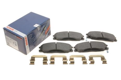 Комплект тормозных колодок SSANGYONG REXTON, HYUNDAI TRAJET, HYUNDAI SANTA, BOSCH (0986494650)