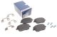 Комплект тормозных колодок SEAT CORDOBA, SKODA ROOMSTER, VW POLO, BOSCH (0986424829)