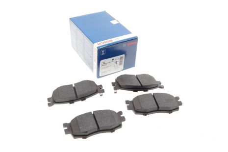 Комплект тормозных колодок HYUNDAI i20, KIA RIO, HYUNDAI ACCENT, BOSCH (0986494139)