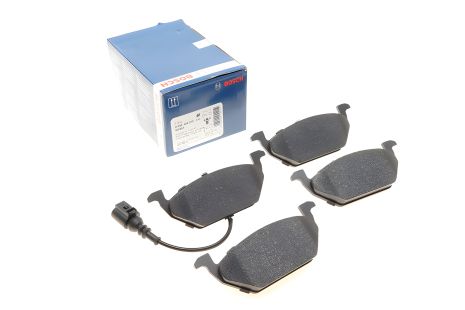 Комплект гальмівних колодок SEAT ALTEA, SKODA YETI, AUDI A3, BOSCH (0986494019) - Стабільність Комплект гальмівних колодок SEAT ALTEA, SKODA YETI, AUDI A3, BOSCH (0986494019) - Стабільність