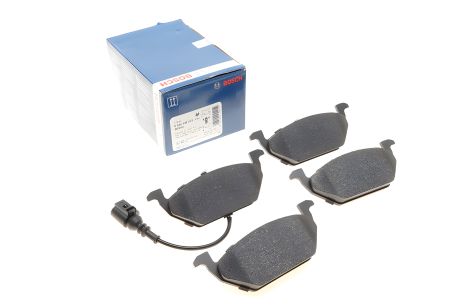 Комплект гальмівних колодок SEAT ALTEA, SKODA YETI, AUDI A3, BOSCH (0986494019) - Стабільність Комплект гальмівних колодок SEAT ALTEA, SKODA YETI, AUDI A3, BOSCH (0986494019) - Стабільність
