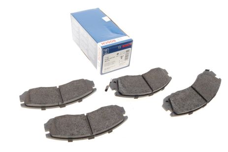 Комплект тормозных колодок MITSUBISHI (BJC), PEUGEOT 4007, CITROËN C-CROSSER, BOSCH (0986424523)