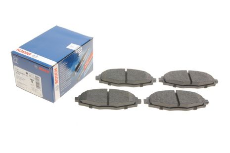 Комплект тормозных колодок ZAZ SENS, CHEVROLET SPARK, DAEWOO MATIZ, BOSCH (0986424512)