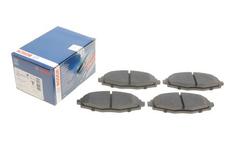 Комплект гальмівних колодок для ZAZ SENS, CHEVROLET SPARK, DAEWOO MATIZ, BOSCH (0986424512)