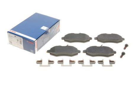 Комплект тормозных колодок для CITROËN C2, CITROËN C3, BOSCH (0986494262)