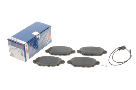 Комплект гальмівних колодок для FORD KA, LANCIA Y, FIAT PUNTO, марка BOSCH (0986424379)