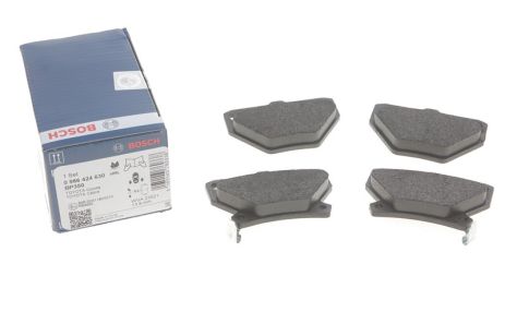 Комплект тормозных колодок TOYOTA YARIS, TOYOTA VIOS, TOYOTA IST, BOSCH (0986424630)