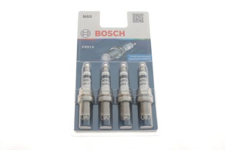 Свічки запалювання BOSCH (0242222804),(к-т 4 шт)