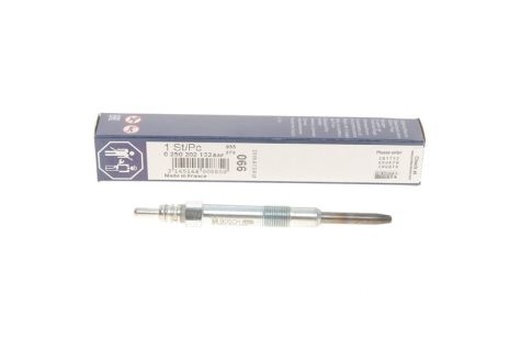 Свічка розжарювання SUZUKI SX4, SAAB 9-3, OPEL ZAFIRA, GLP066 BOSCH (0250202132)