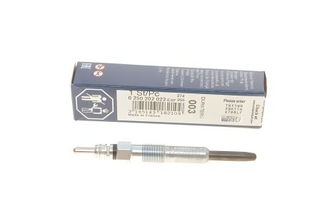 Свічка розжарювання для GAZ VOLGA, OPEL VIVARO, SKODA OCTAVIA, бренд BOSCH (0250202022) Свічка розжарювання для GAZ VOLGA, OPEL VIVARO, SKODA OCTAVIA, бренд BOSCH (0250202022)