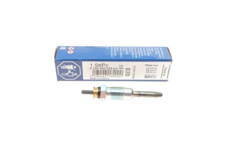 Свічка розжарювання RENAULT CLIO, RENAULT MEGANE, RENAULT EXPRESS, BOSCH (0250202024)