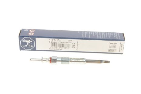 Свічка розжарювання BMW 1, BMW X6, BMW X5, GLP070 BOSCH (0250402002)