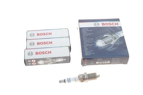 Свеча зажигания FR7DCE 0.8 4 шт. (к-т 4 шт) ваз 2110-...16кл BOSCH (0242235912)