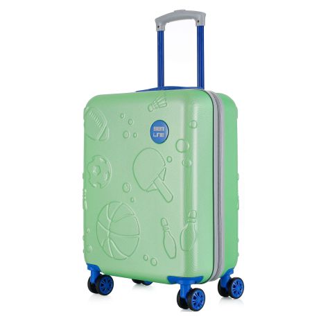 Чемодан детский Semi Line 20" (S) Green/Blue (T5890-2)