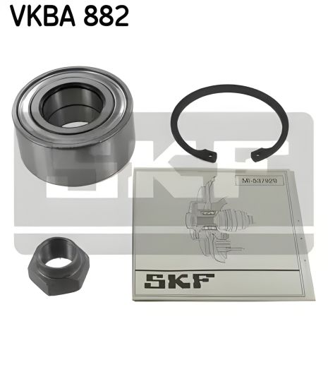 Комплект підшипника маточини CITROËN AX, PEUGEOT 106, PEUGEOT 205, SKF (VKBA882)