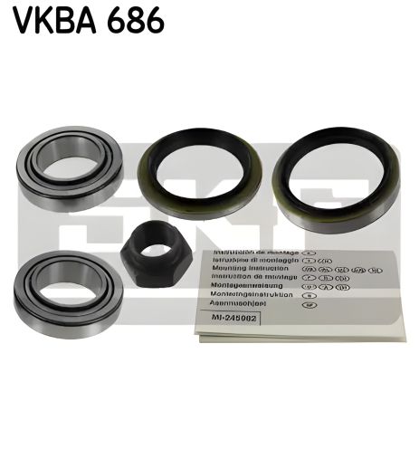 Маточини підшипника комплект FORD FIESTA, FORD ESCORT, SKF (VKBA686)