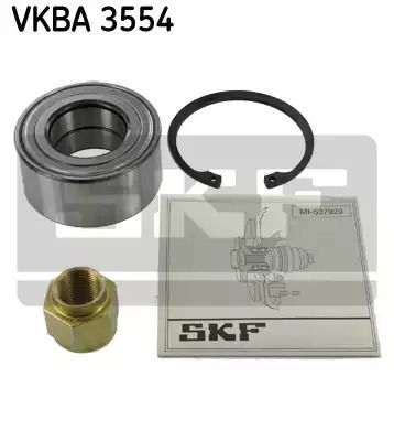 Комплект подшипника ступицы CITROËN SAXO, PEUGEOT 106, PEUGEOT 206, SKF (VKBA3554)