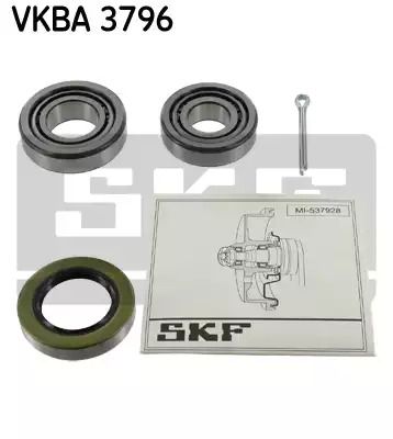 Комплект подшипника ступицы CHEVROLET SPARK, DAEWOO MATIZ, CHEVROLET MATIZ, SKF (VKBA3796)