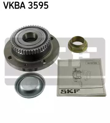 Комплект підшипника маточини PEUGEOT PARTNER, CITROËN BERLINGO, CITROËN XSARA, SKF (VKBA3595)