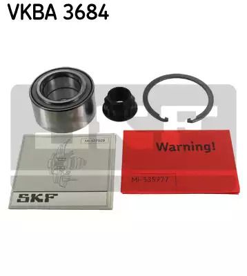 Комплект підшипника маточини TOYOTA AYGO, PEUGEOT 108, CITROËN C1, SKF (VKBA3684)