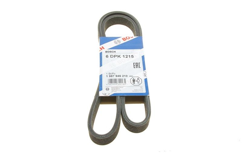 Полікліновий ремінь SEAT ALHAMBRA, VW CADDY, BOSCH (1987946210) Полікліновий ремінь SEAT ALHAMBRA, VW CADDY, BOSCH (1987946210)